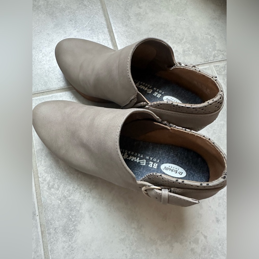 Dr Scholl’s Wedge Booties with Buckle